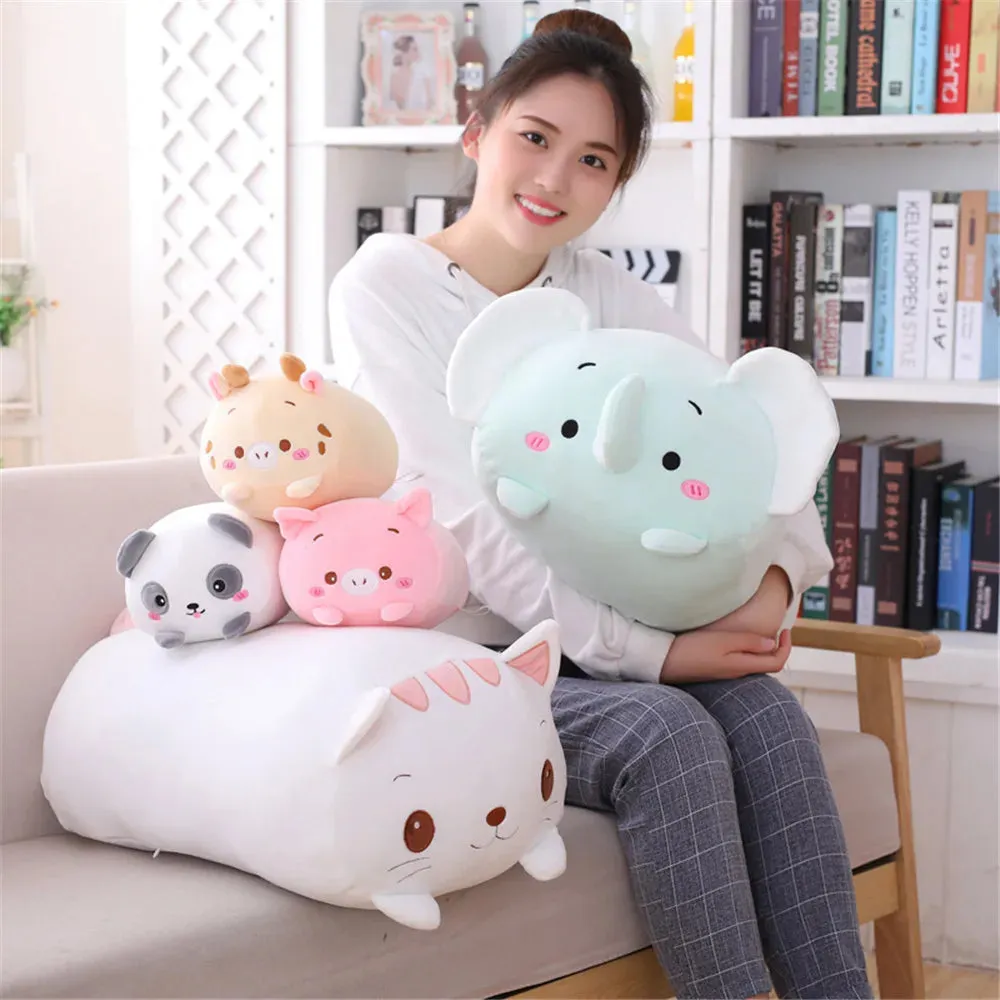 1pcs 60cm  Elephant&Cat&Hamster&Frog&Panda Plush Toys Stuffed Animals Soft Toys for baby Gift stuffed doll for collection