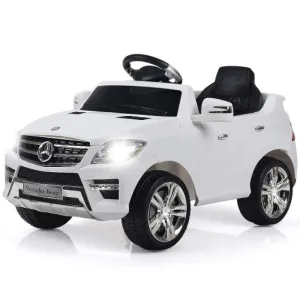 6V Mercedes Benz Kids Ride on Car with MP3 RC-White