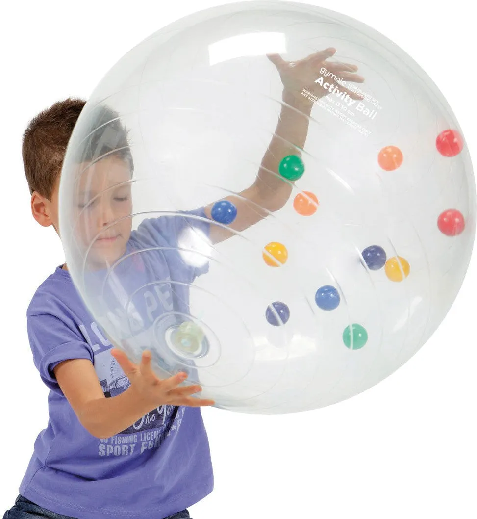 Activity Ball with Colourful Bouncy Balls