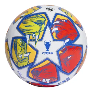 Adidas UCL Pro Knockout Match Ball 23/24 (White/Glow Blue/Flash Orange)