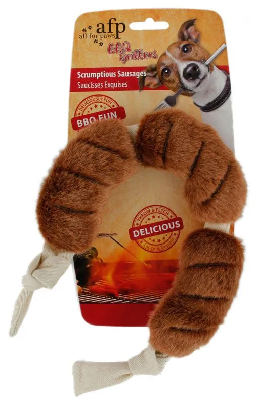 All For Paws Scrumptious Sausages Dog Toy