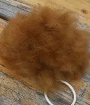 Alpaca Fuzzball Keychain