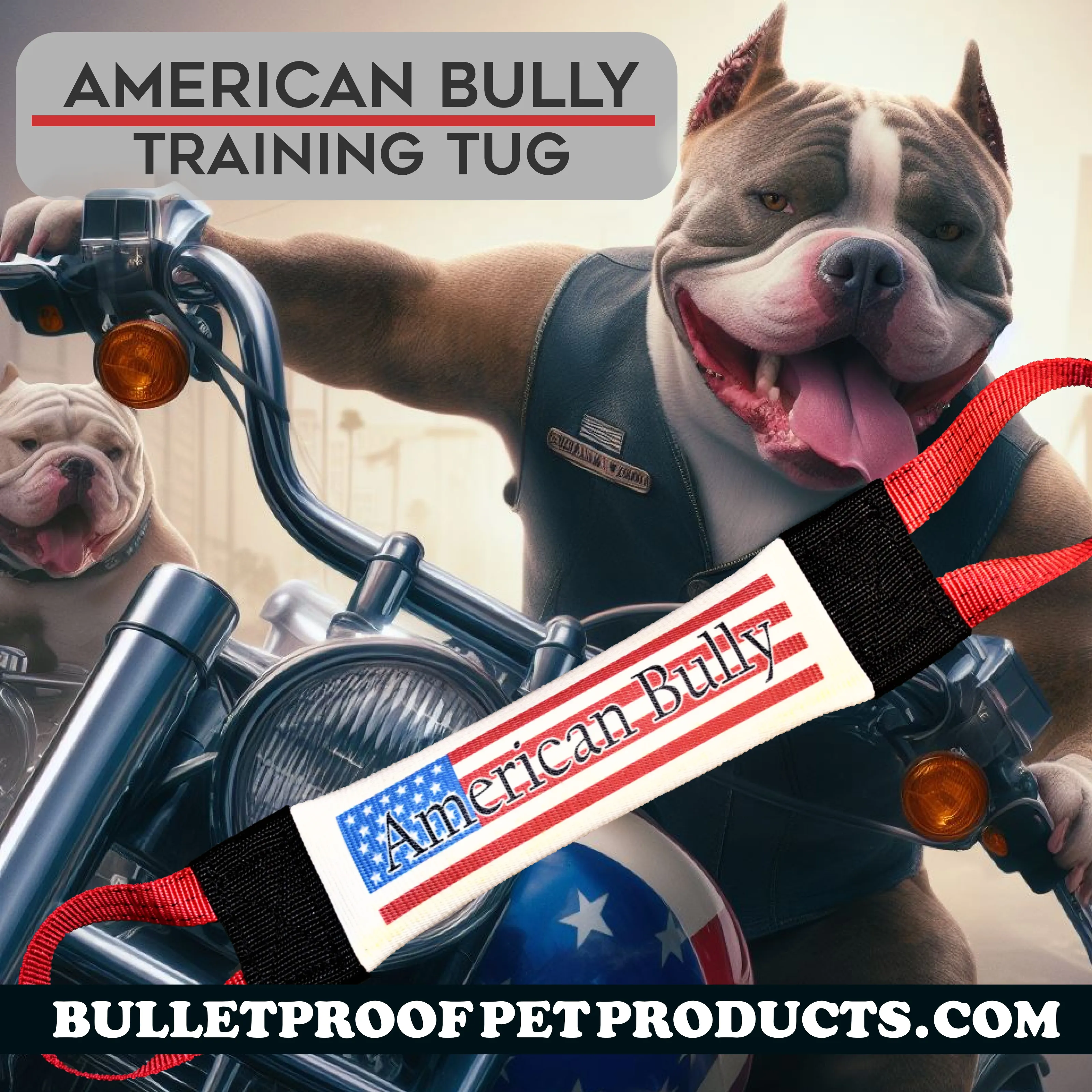 American Bully Fire Hose Training Tug