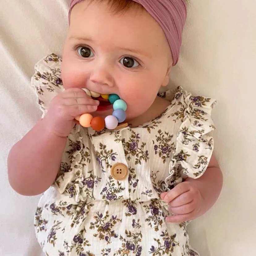 Autumn Rainbow Baby Teething Toy