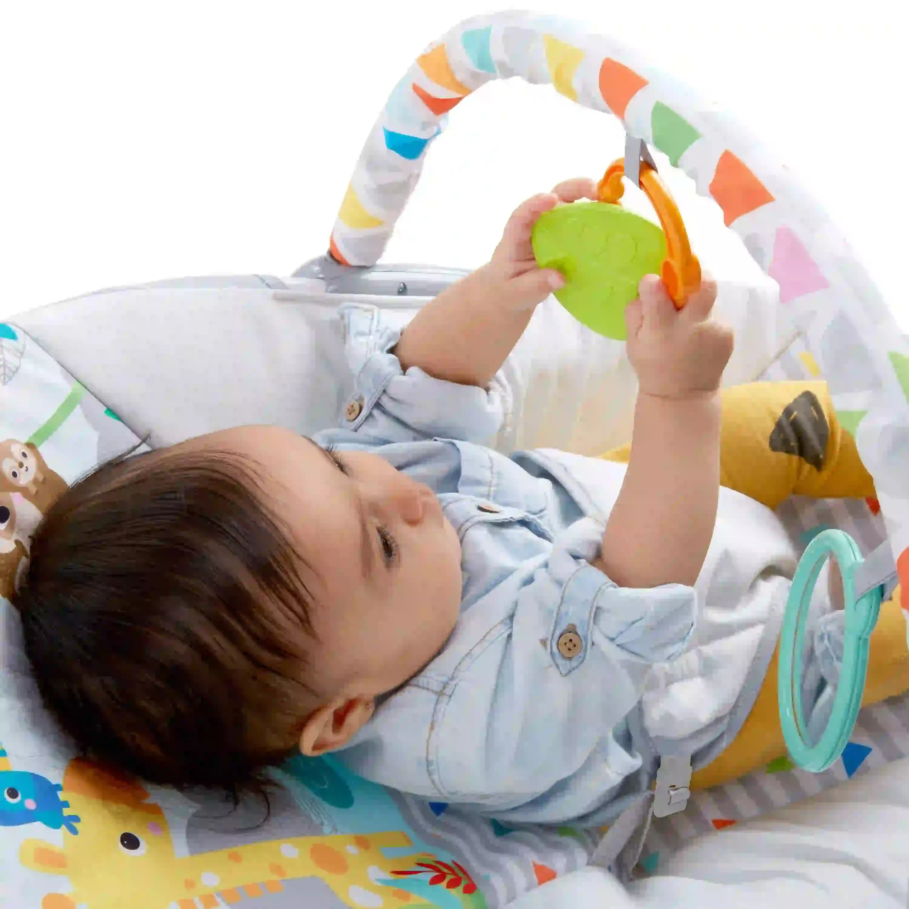 Bright Starts Safari Fun Vibrating Bouncer