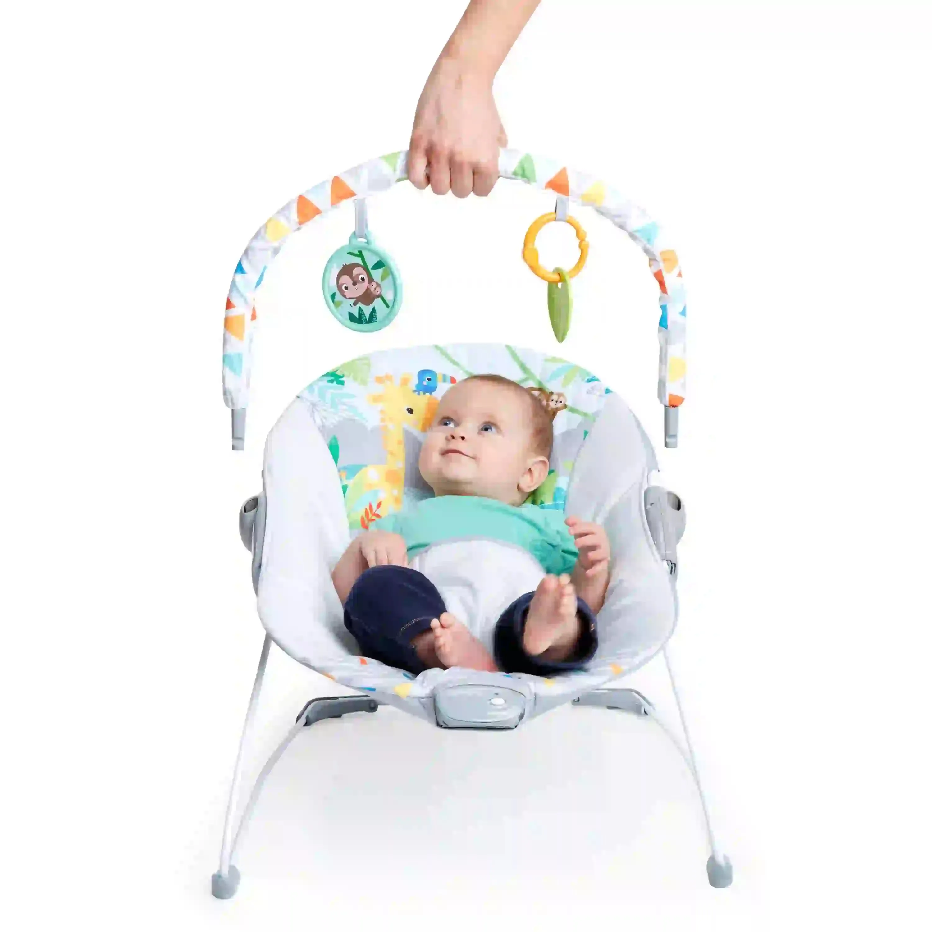 Bright Starts Safari Fun Vibrating Bouncer