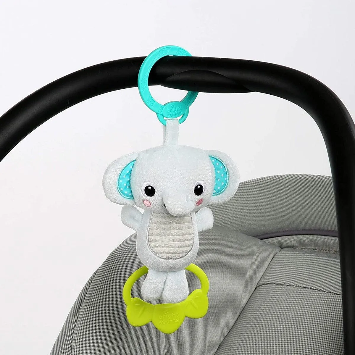 Bright Starts Tug Tunes Elephant Baby Toy - Light Grey