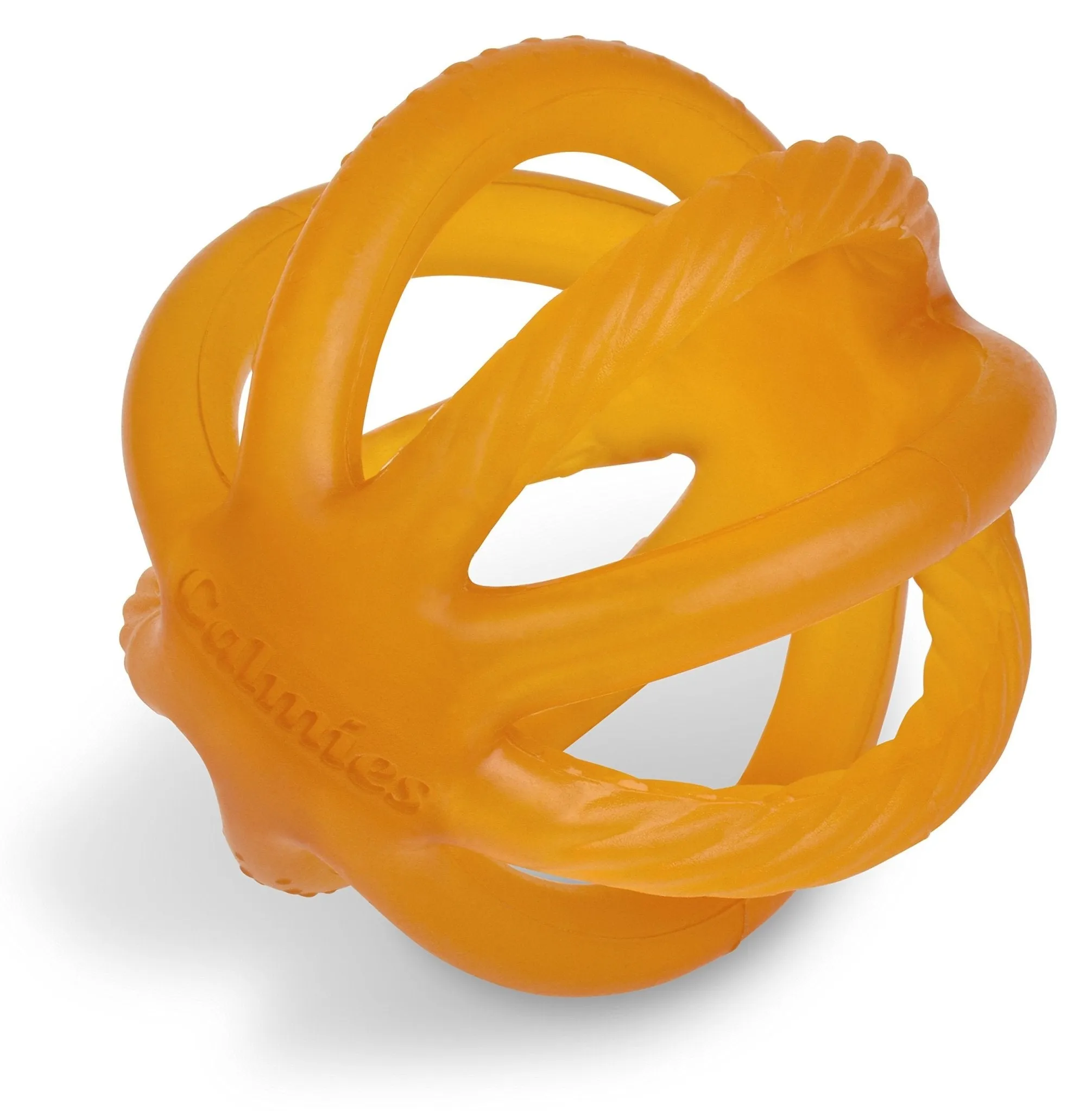 Calmies: 100% Natural Rubber Baby Teether - Plant-Based, BPA-Free & PVC-Free, Supports Sensory Development