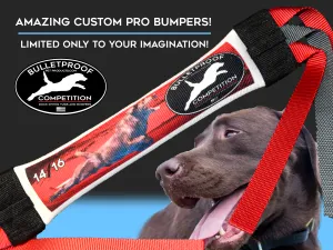 Dock Diving Bumper Tug - Competition Series Weighted - Your dog's photo on the bumper