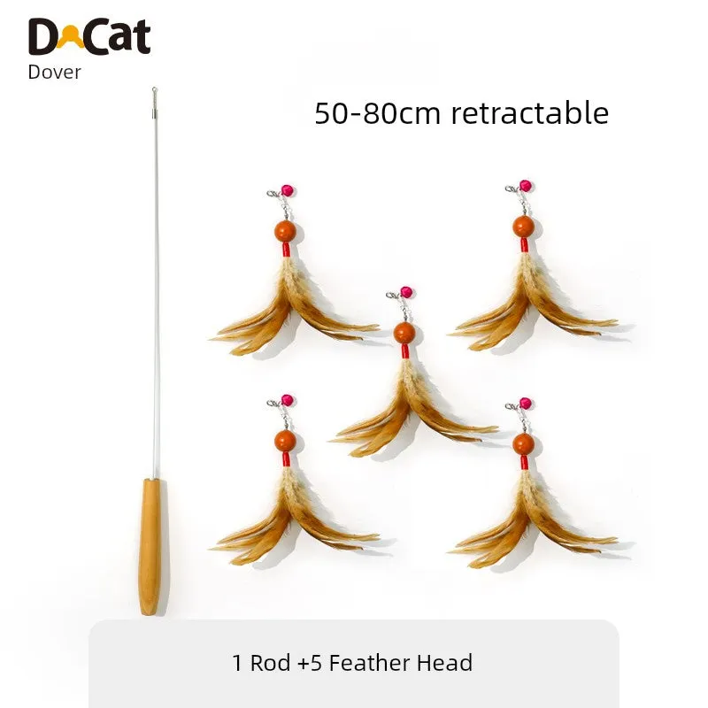 Dokete Interactive Cat Teaser Brush Holder