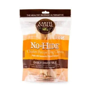 Earth Animal No-Hide ®  Chicken Medium Chews 2pk 120g