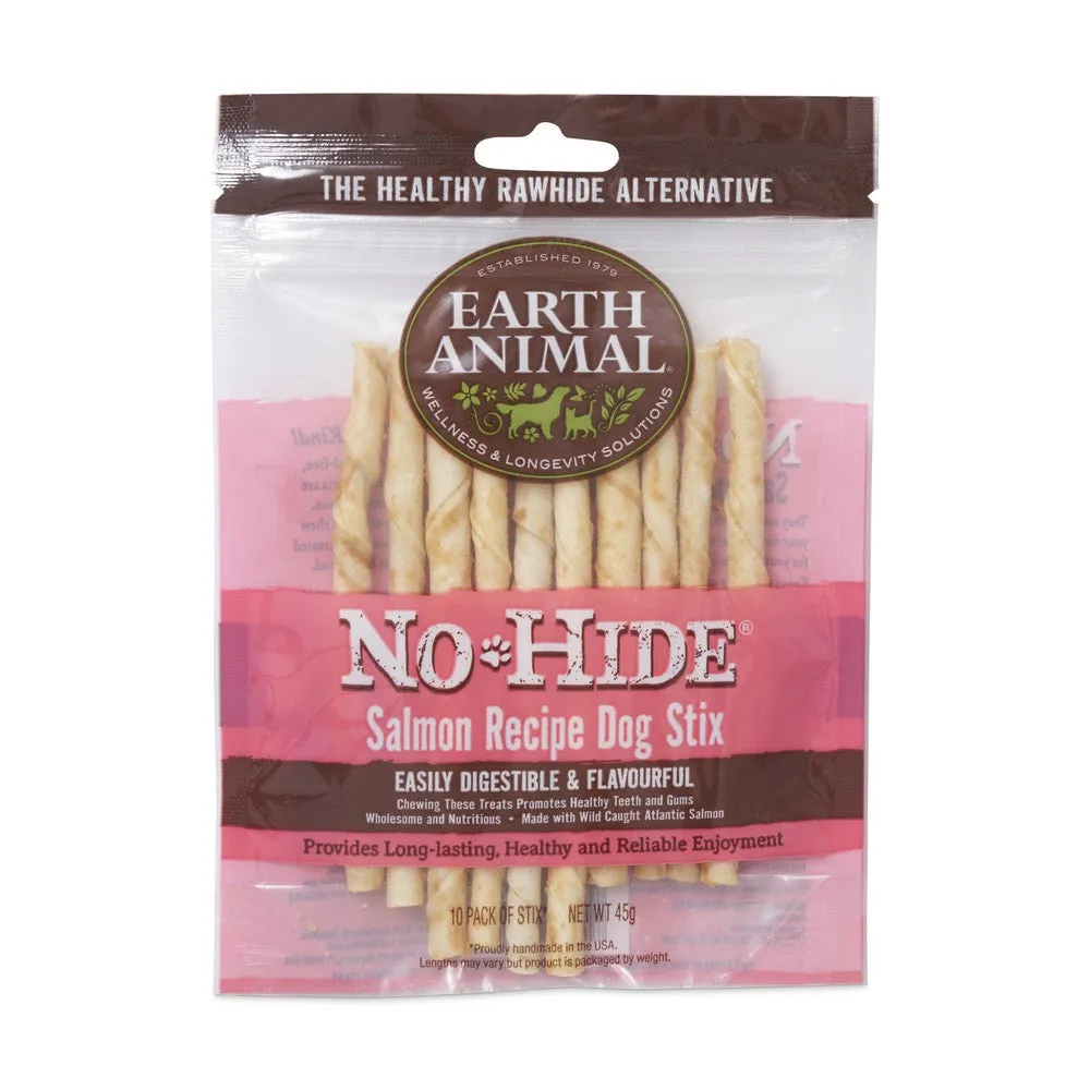 Earth Animal No-Hide ® Salmon Dog Stix 10pk 45g