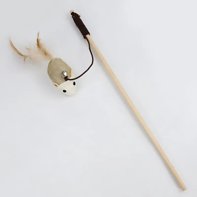 Eco-Friendly Cat Teaser Wands for Playful Moments