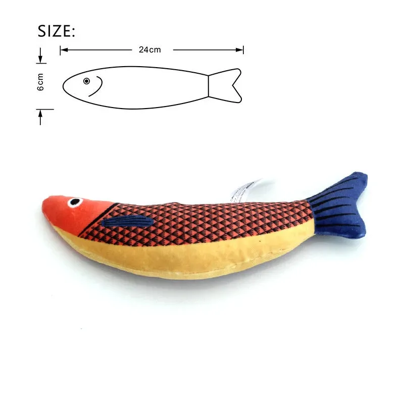 Fish-Shaped Cat Toy