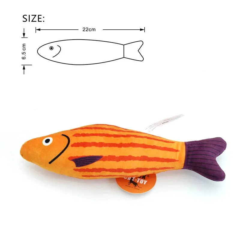 Fish-Shaped Cat Toy