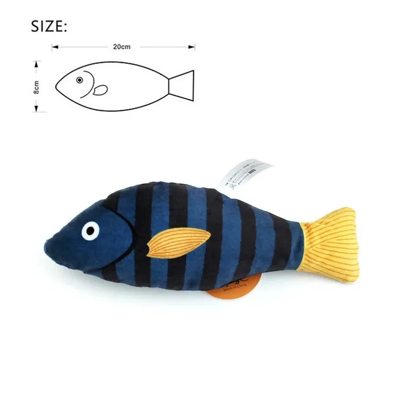 Fish-Shaped Cat Toy