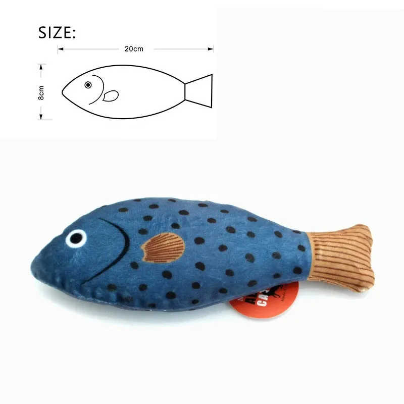 Fish-Shaped Cat Toy