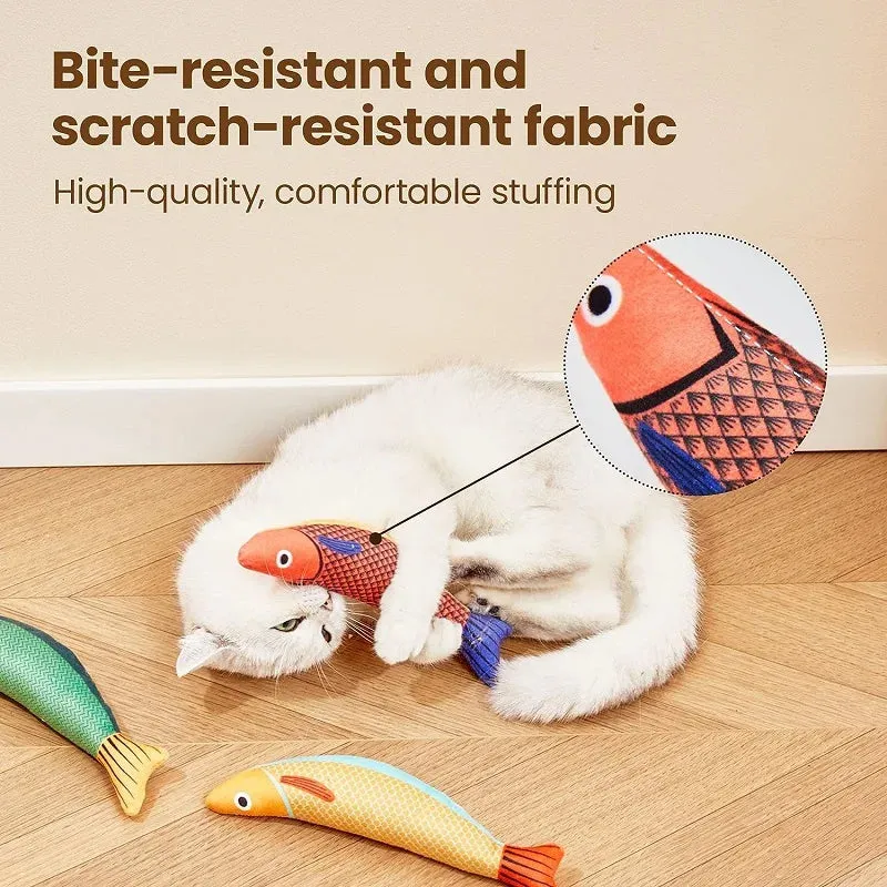 Fish-Shaped Cat Toy