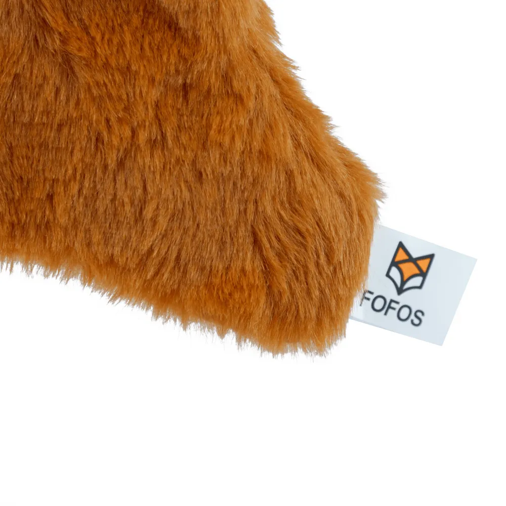 Fofos Glove Plush Fox Toy for Dogs | For Soft Chewers