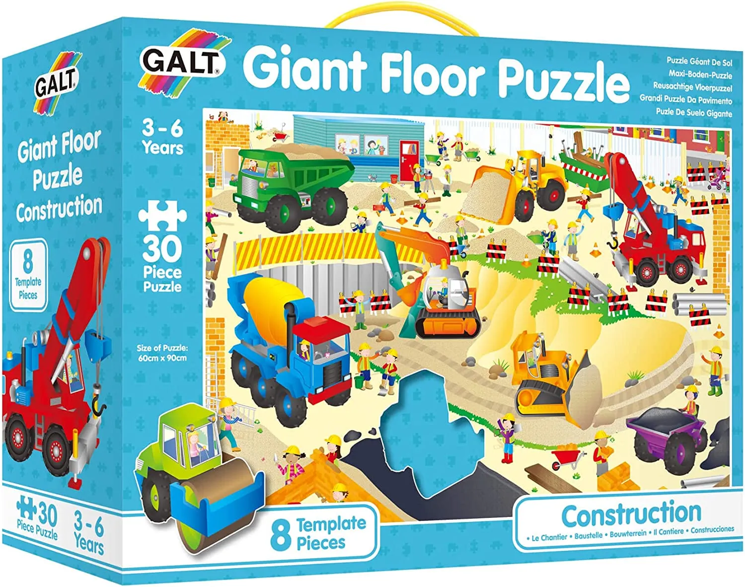 Galt Giant Floor Puzzle - Construction Site