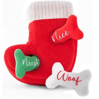 Holiday Burrow - Naughty or Nice Stocking Toy