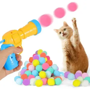 Interactive Cat Ball Launcher Toy