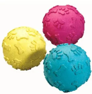 JW Giggler Ball Rubber Dog Toy Medium