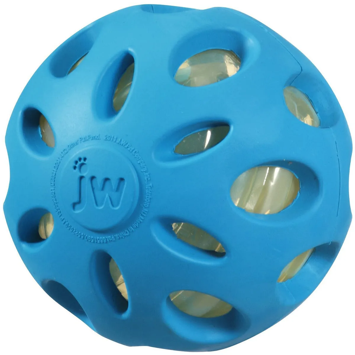 JW Pet Crackle Heads Ball Dog Toy