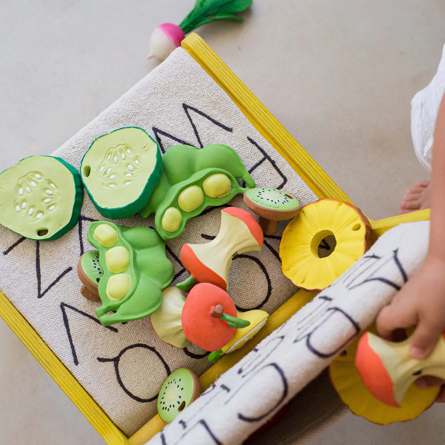 Keiko the Edamame Baby Teether