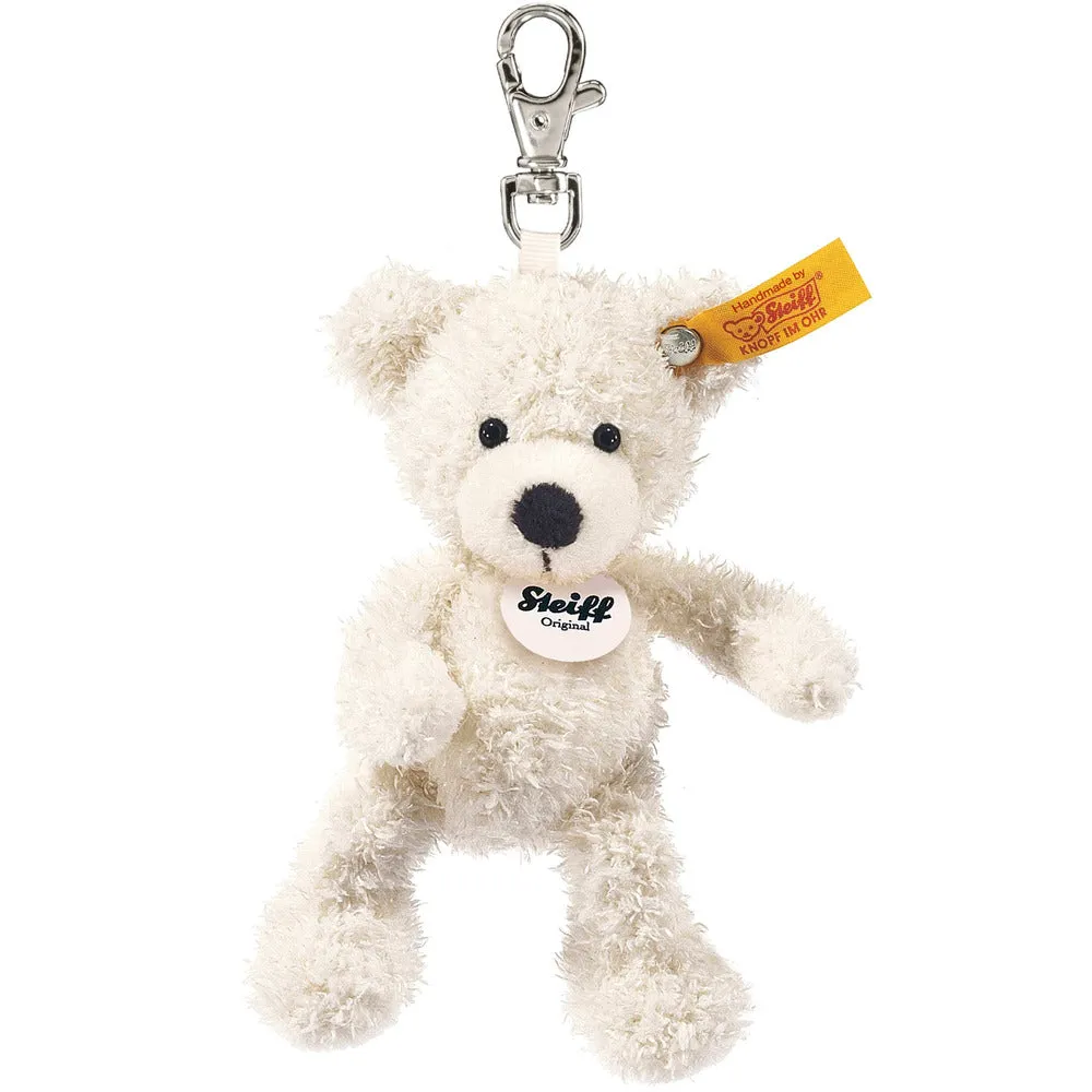 Keyring Lotte Teddy bear, white, 5 Inches