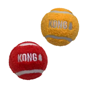 KONG Sport Softies Ball 2-Pk Assorted Dog Toy