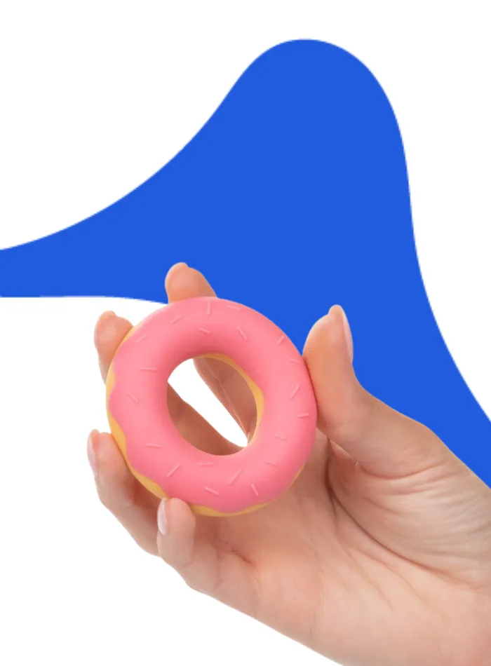 Naughty Bits DICKIN' DONUTS Silicone Donut Cock Ring