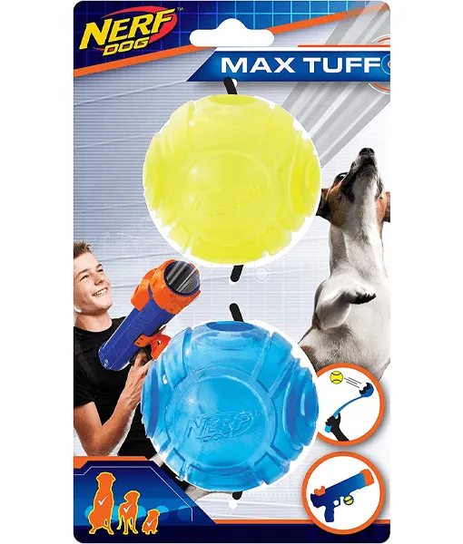 Nerf Dog Sonic Ball Dog Toy, Lightweight, Durable and Water Resistant