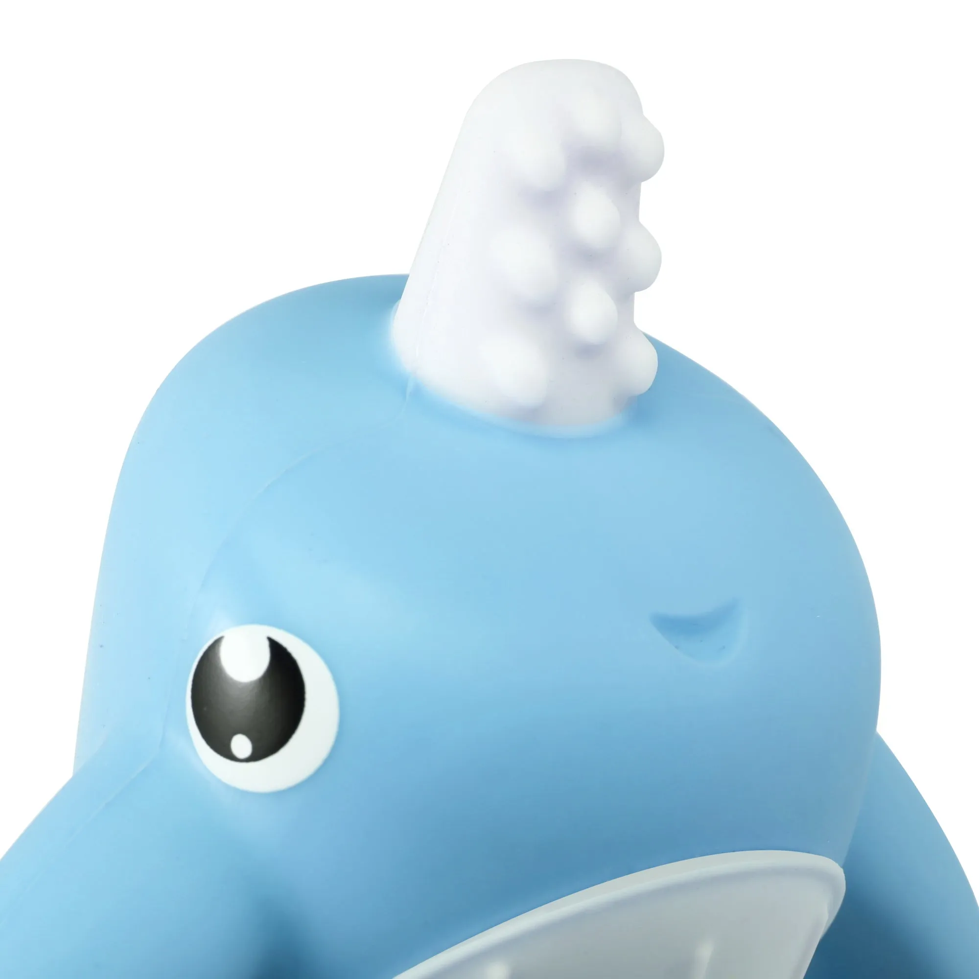 Nora Narwhal Silicone Teether - Light Blue