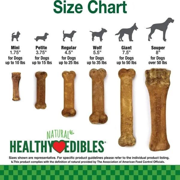 Nylabone Healthy Edibles Roast Beef Regular Chews