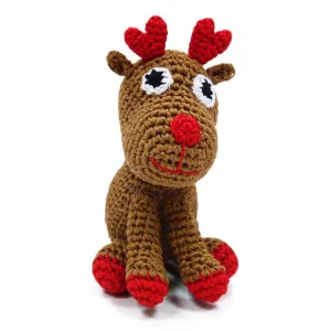 Pawer Squeaky Reindeer Dog Toy