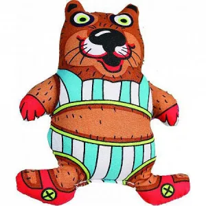 Petstages 5 Inch Madcap Bathing Beaver Squeaker Dog Toy