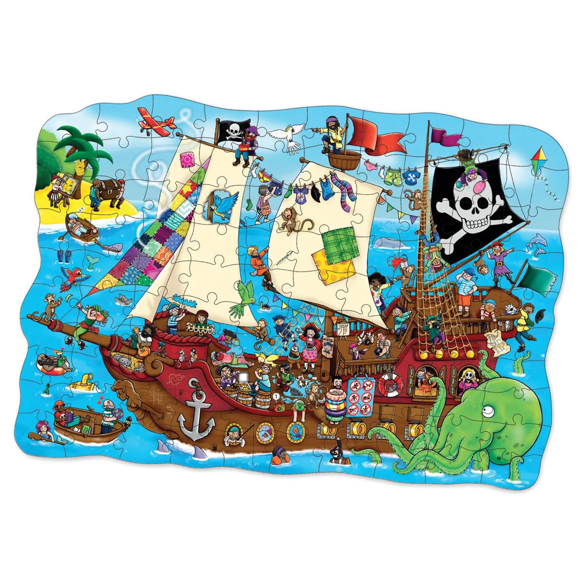 Pirate Ship Jigsaw Puzzle 100 Piece