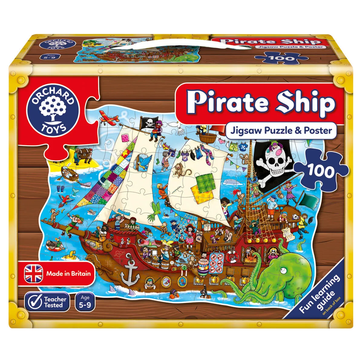 Pirate Ship Jigsaw Puzzle 100 Piece