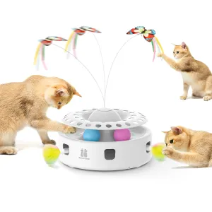 Potaroma Cat Toys 3-in-1 Automatic Interactive Kitten Toy