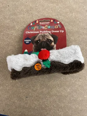 Rosewood Cupid & Comet Christmas Pudding Dress up for Dogs