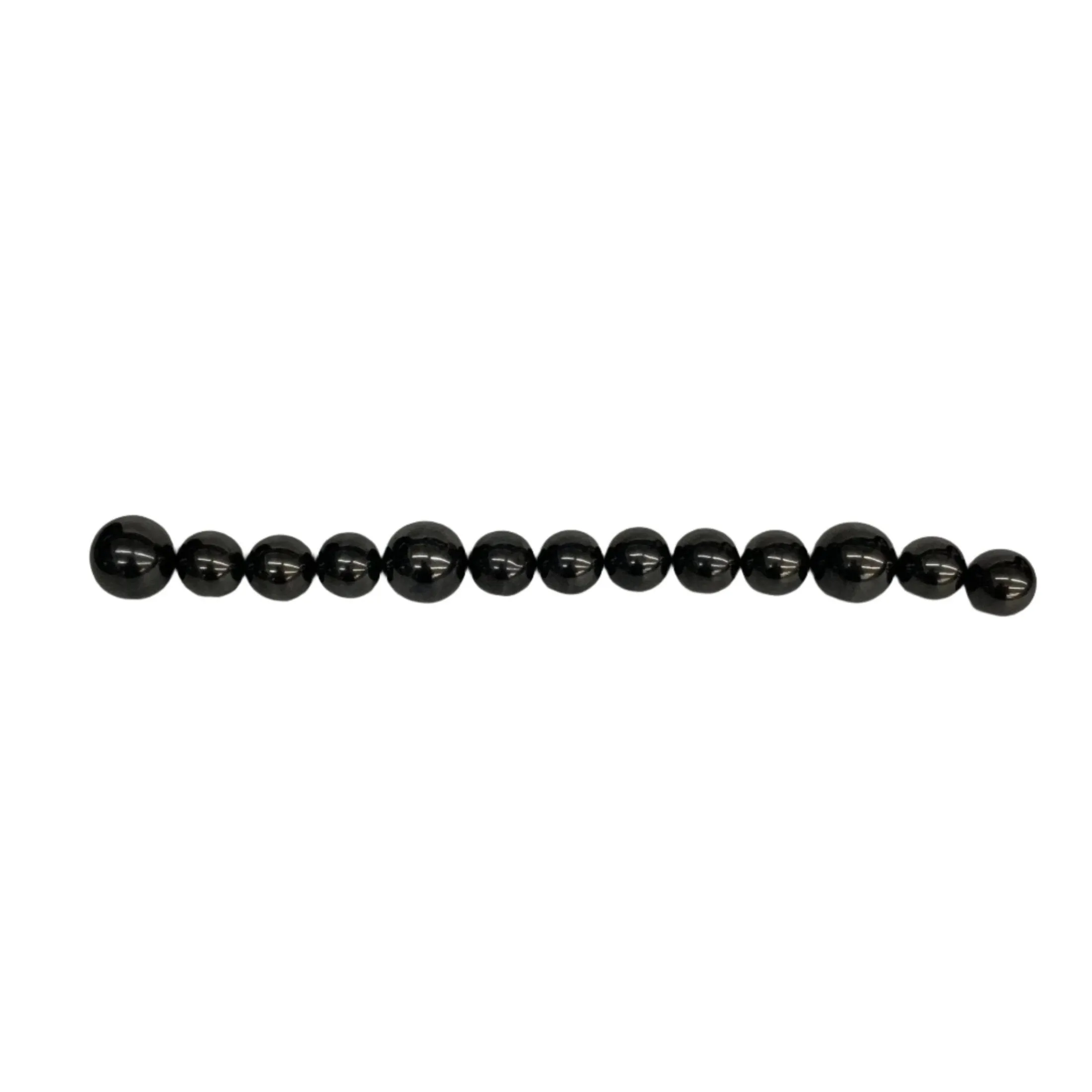 Set Of 13 Black Ball Magnets