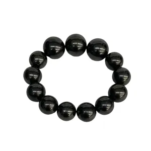 Set Of 13 Black Ball Magnets