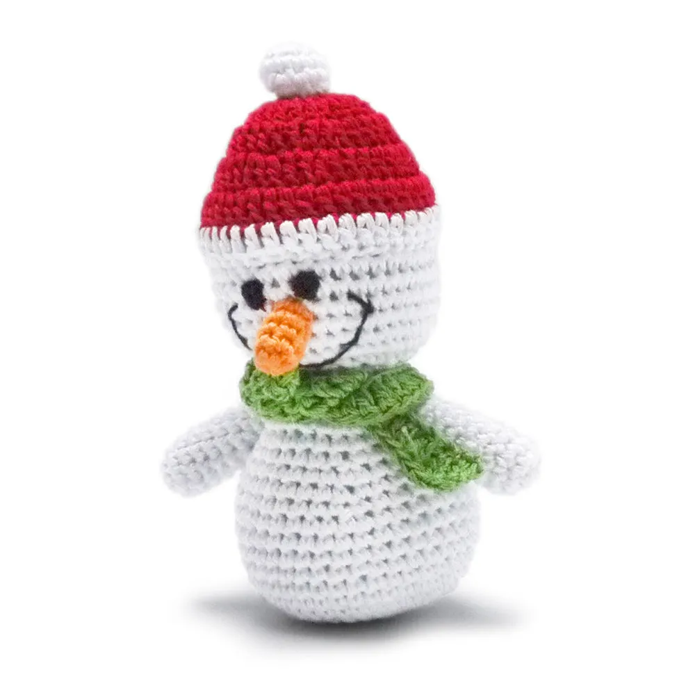 Snowman Doll Crochet Toy