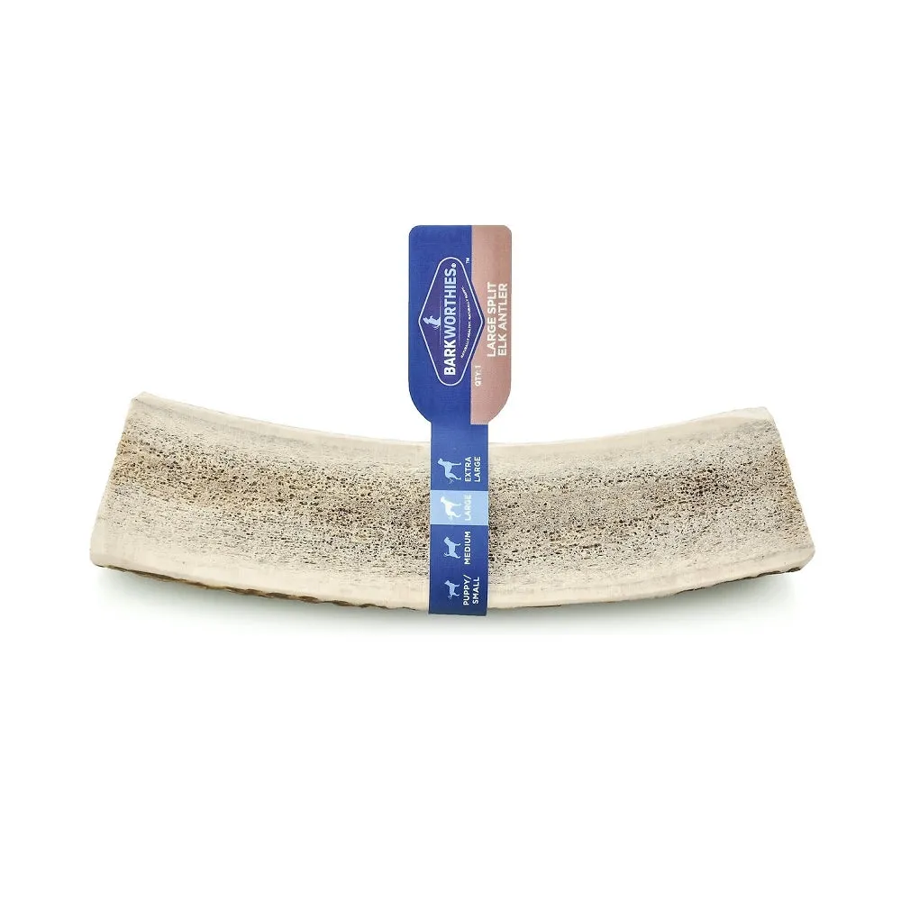 Split Elk Antler Dog Chew