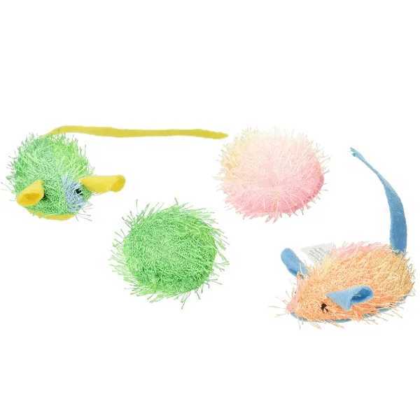 Spot Stringy Mice & Balls Catnip Cat Toys