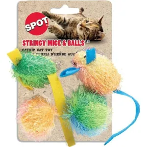 Spot Stringy Mice & Balls Catnip Cat Toys