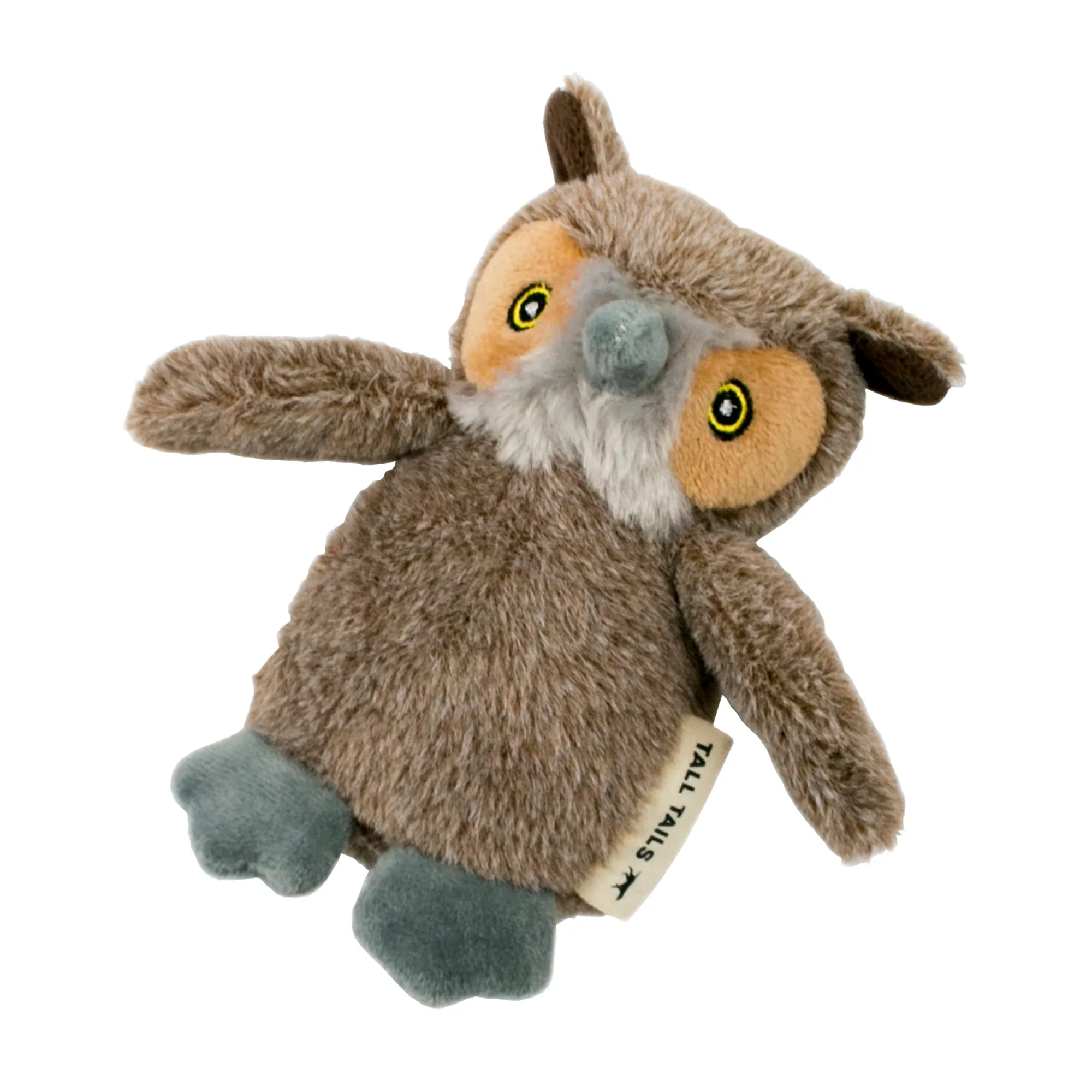 Squeaky Plush Dog Toy: Baby Owl