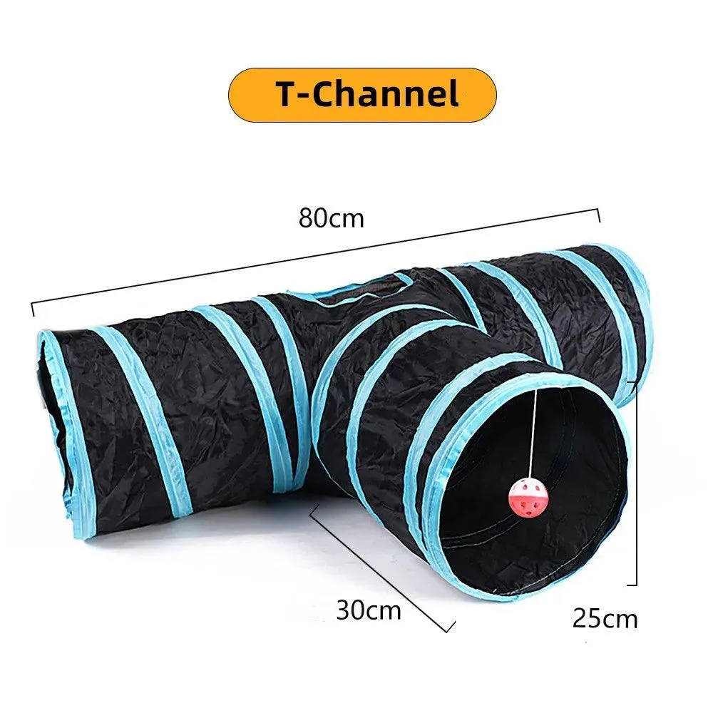 Subway Fun Foldable Cat Tunnel Toy