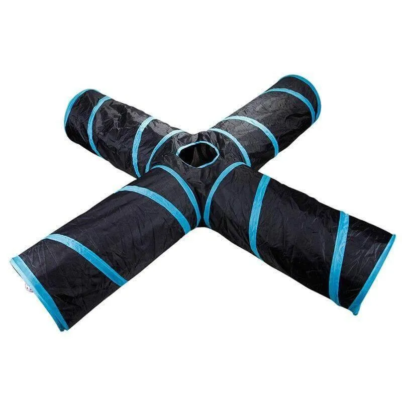 Subway Fun Foldable Cat Tunnel Toy